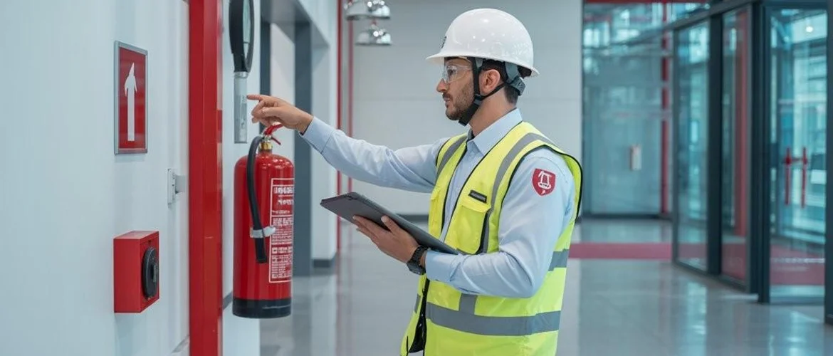Fire protection equipment company in Qatar Fire protection equipment installed in a commercial facility in Qatar