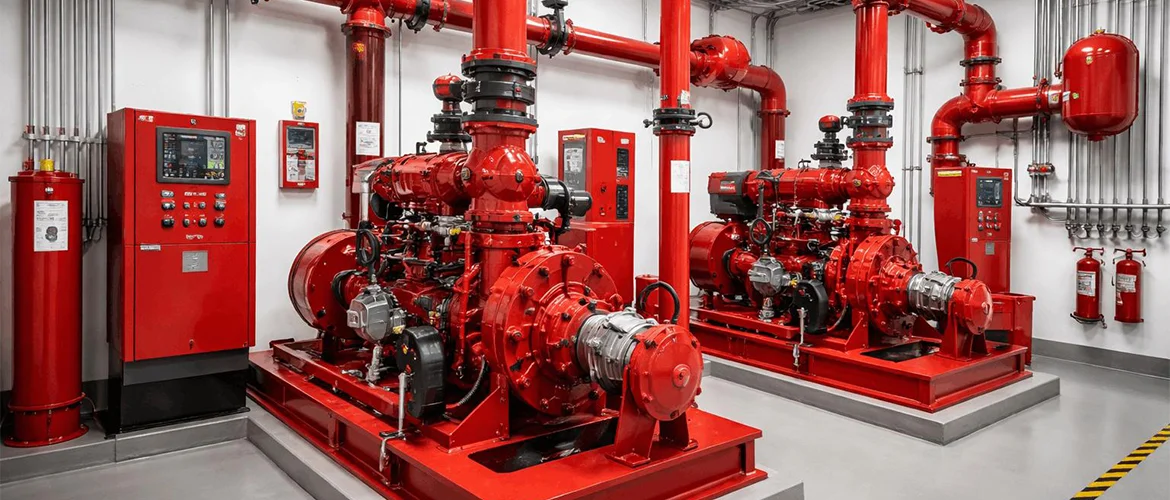 Fire pump suppliers and fire pump systems in Qatar